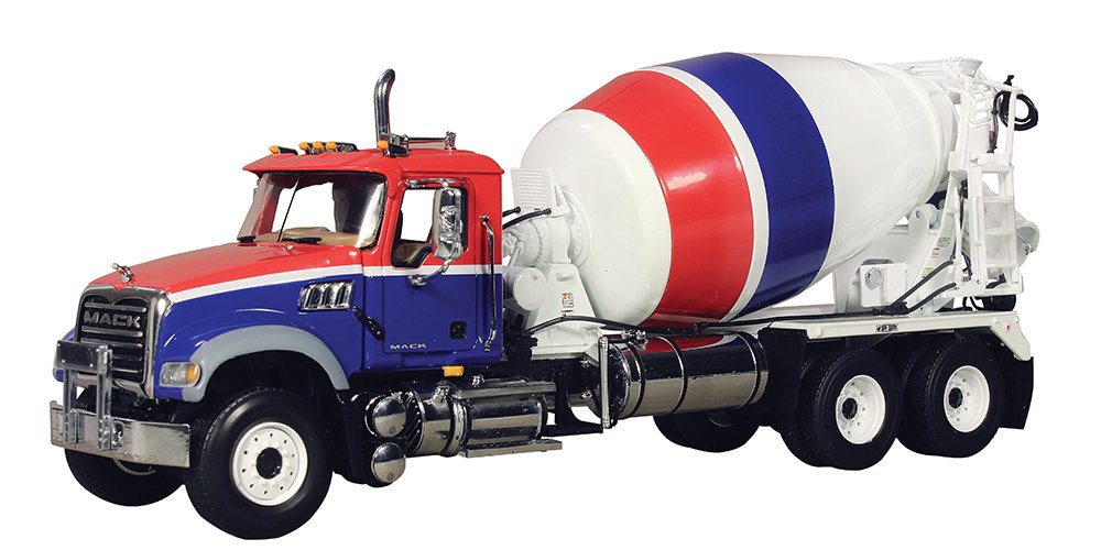 ダイキャストモデル　Mack Amazon.co.jp: Mack Granite MP Concrete Mixer 1/34 Diecast