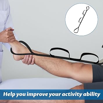 Leg Lifter Mobility Aid for Bed, 2Pcs Leg Lifter, Legs Lifters After Hip Replacement, Disability Patient Equipment, Traction Ring for Wheelchairs/Beds/Sofas