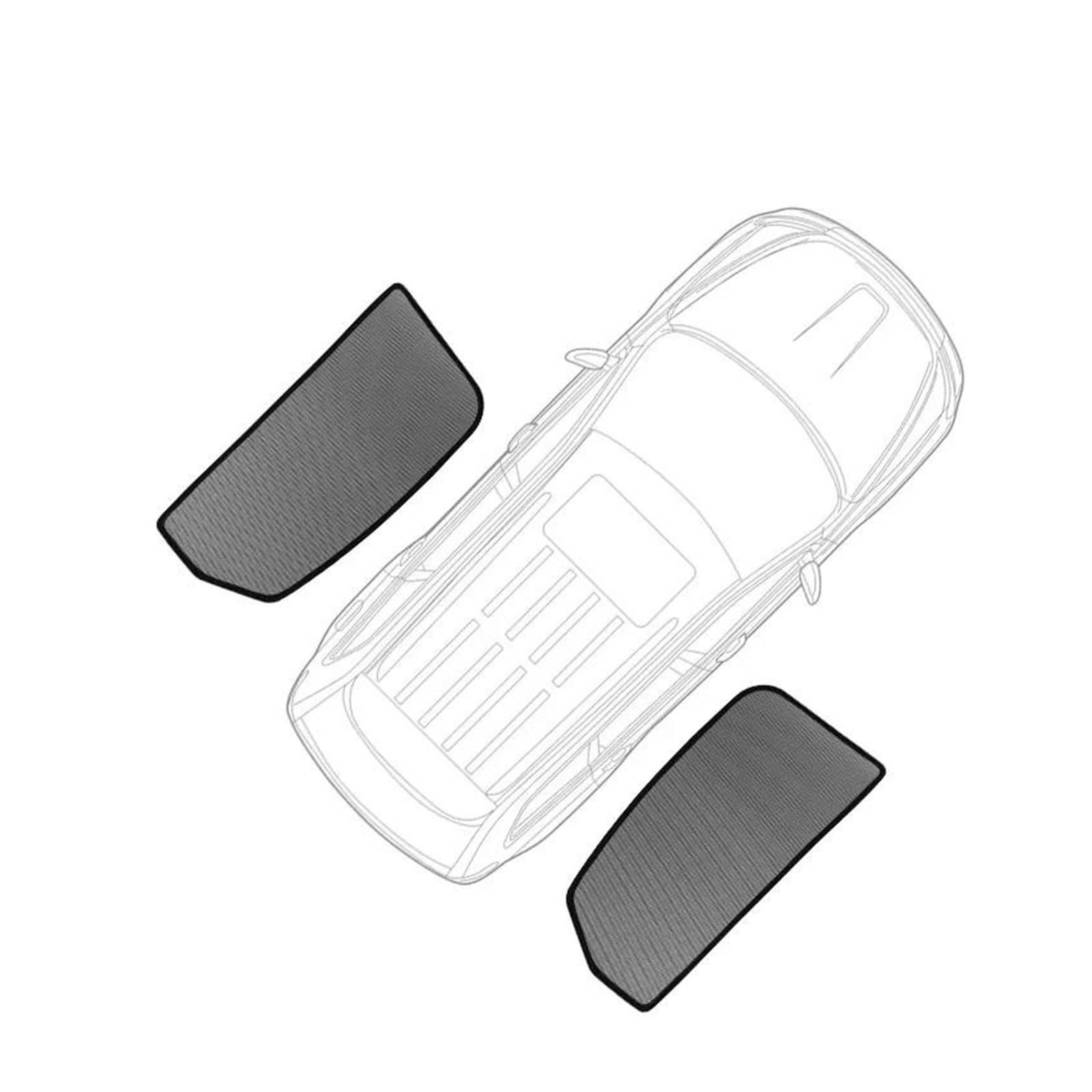 Parasol Ventana Coche Parasol para Ventana Lateral de Coche, Parasol Solar para niños, Cortina para Serie 3 E90 2005-2012 Parasol Trasero(2PCS Rear Windows)