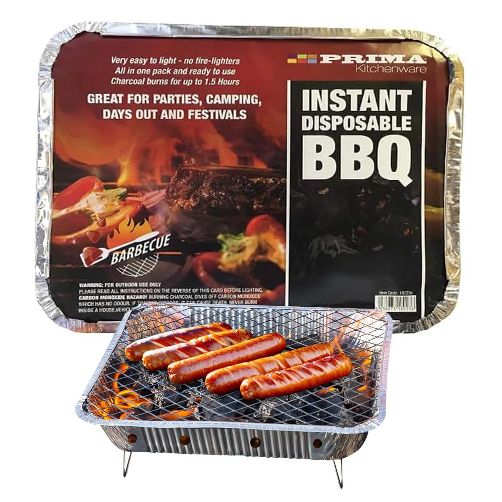 Disposable Bbq Instant Grill Charcoal - Disposable Outdoor Camping Summer | Ideal For Garden Bbq, Camping, Outdoor Party, Picnics - Quick & Easy To Use