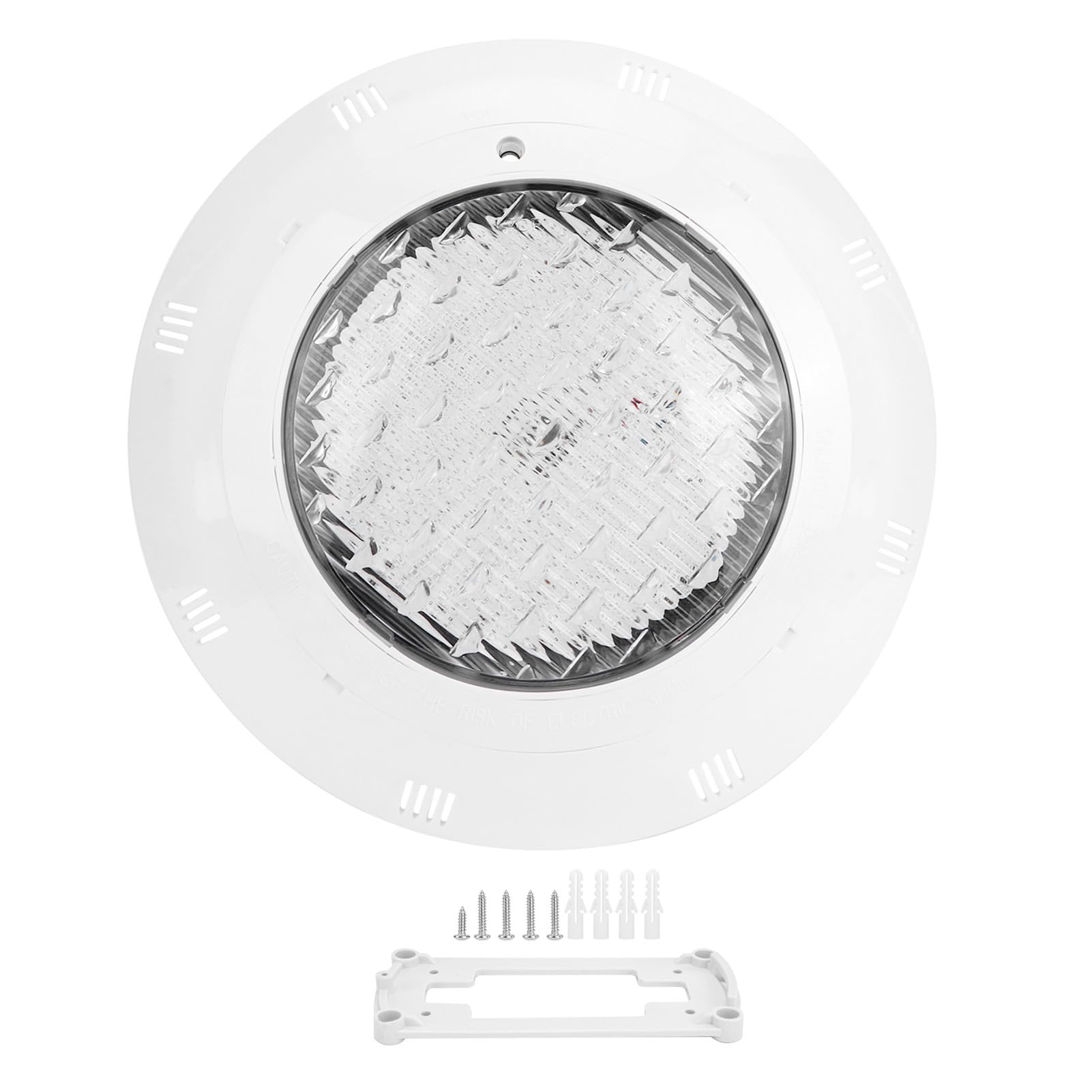 LED-Schwimmbadleuchte, LED-Unterwasser-Poolbeleuchtung, wasserdichte, an der Wand montierte Unterwasser-Warmlampe, für Pools, Teiche, Brunnen, Stufen (35W)