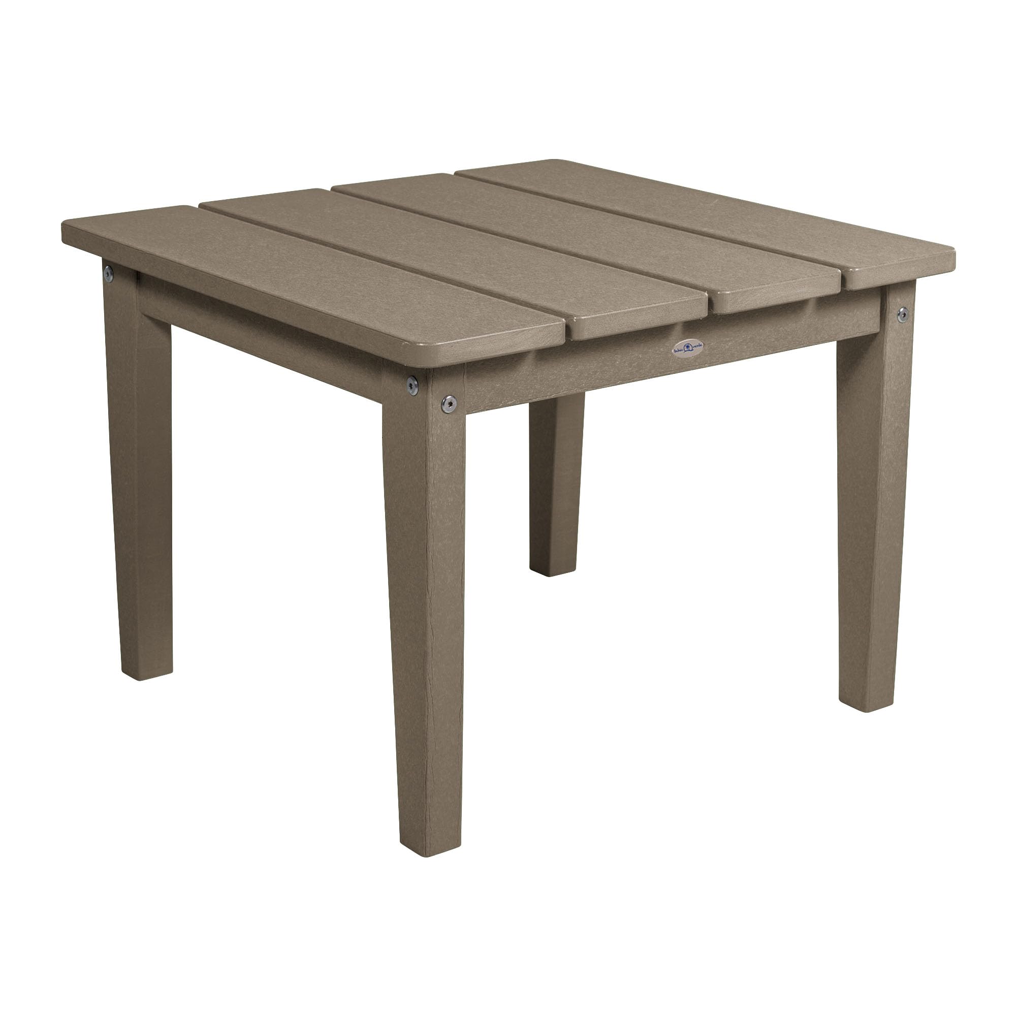 Bahia Verde Mix and Match Cape, Lakeshore and Riverside Adirondack Large Side Table, Cabana Tan