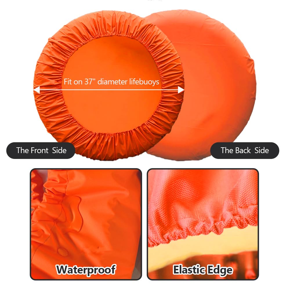 Copertura salvagente per salvagente per piscina, protezione da graffi e graffi, diametro 94 cm