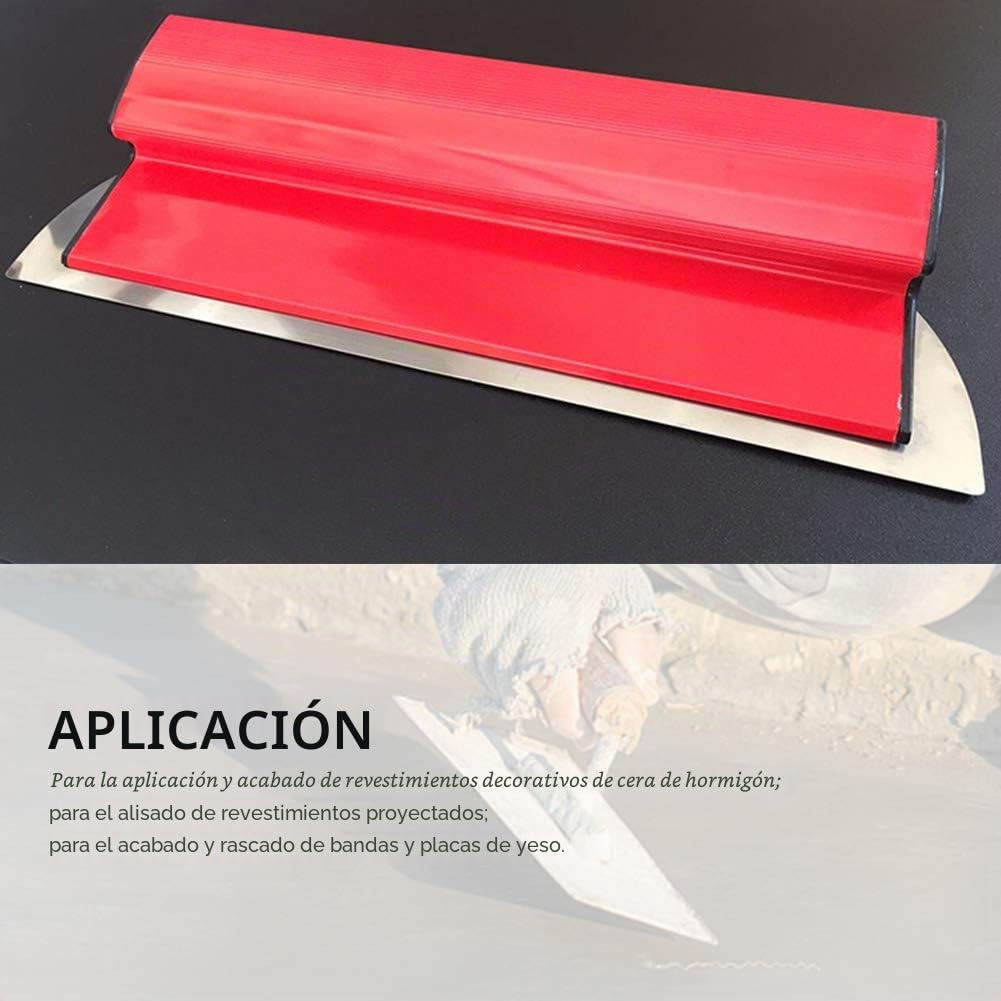 Hoja de desnatado para paneles de yeso, espátula para alisar paneles de yeso enyesado para pintura duradera paleta acabado para cemento y hormigón para paredes de tablero pared herramientas yeso