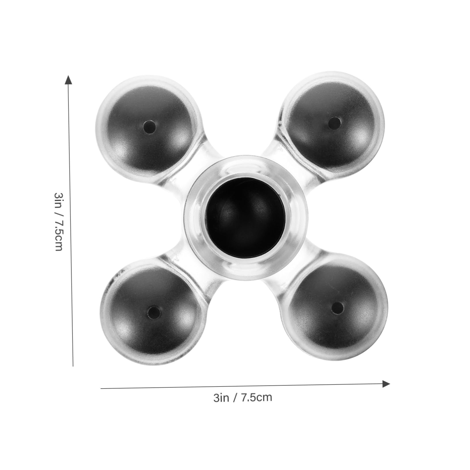 Tapis Antidérapant Pour Pique De Violon/violoncelle – 7,5 X 7,5 Cm – ABS Et Caoutchouc – Accessoire Pratique
