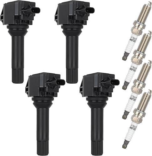 Miniatura 9 de ECCPP UF710 4 bobinas de encendido con 4 bujías de iridio para Subaru Forester Impreza Legacy Crosstrek 13 16 4720106151 4720106140 UF710