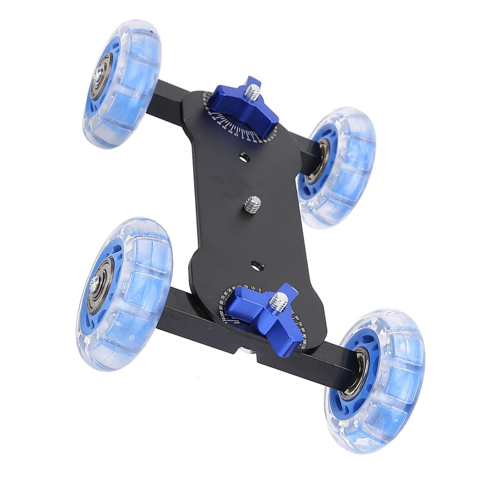 Dolly Skater Car, Portable Mini 10KG Desktop Load Rail Roller Track Professional Slider Car pour DSLR Camera Camcorder Mirrorless Cameras Cell Phones