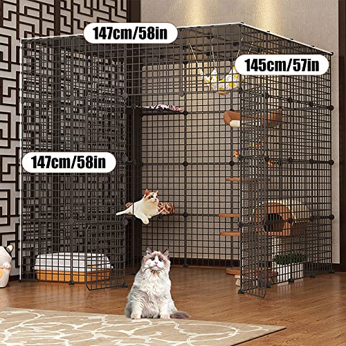 Cage pour chat de grande taille pliable pour sécuriser vos animaux - 8