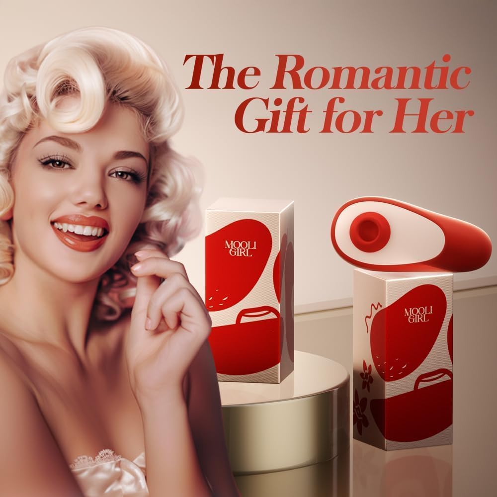 Clitotial Sucker Powerful Clitioral Stimulant Tool, 10 Sucking & Vibration App Control, Clitioral Sucker Vibrates Y1008 (Red)