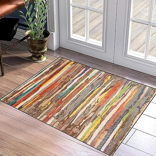 Alfombra rectangular de cocina y dormitorio 80x120 cm que aporta calidez al pasillo del hogar 4