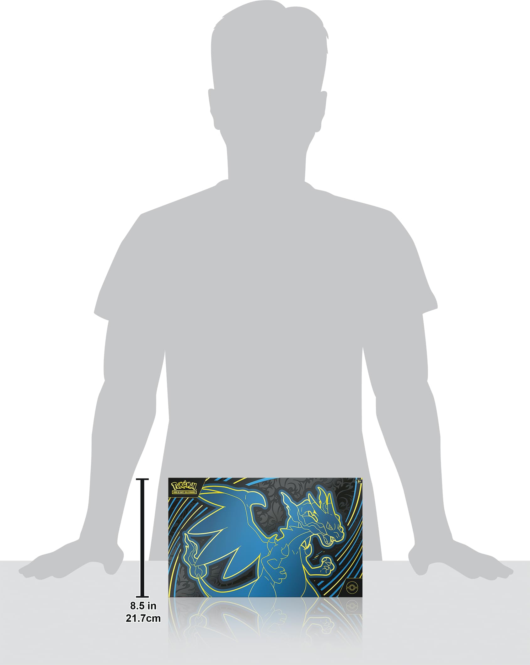 Pokémon: Collezione Ultra Premium Mega Charizard X-ex del GCC Pokémon (due carte promozionali olografiche, 18 buste di espansione e accessori premium), Edizione in Italiano