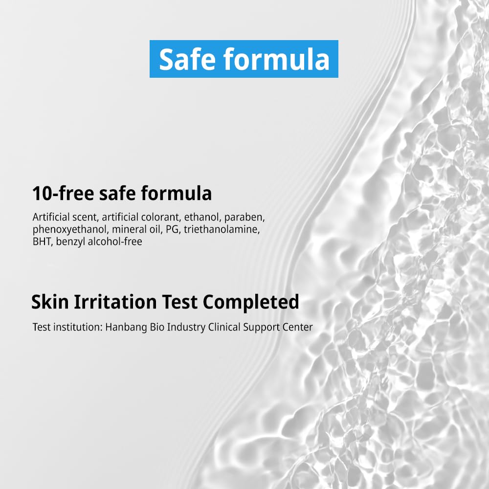 ZEROID | Soothing Sheet Mask | Face Masks Skincare for Sensitive and Dry Skin | Korean Face Mask with Hyaluronic Acid & Ceramide | Hydration & Skin Barrier Enhancement | Pure Cotton Sheet | 5 Sheets - Image 7