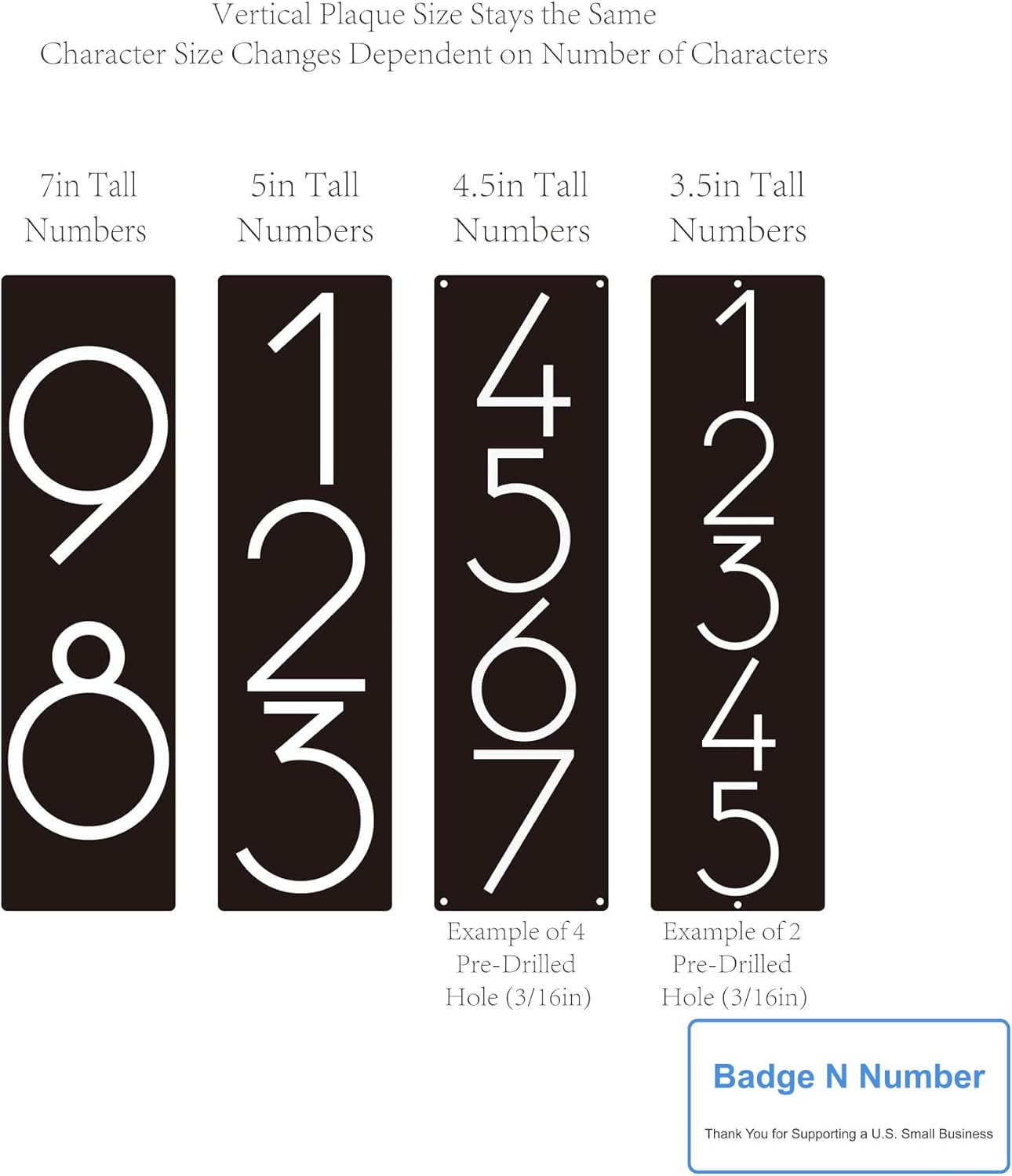 Custom House Number Address Sign with Last Name Personalized Address Sign Outdoor Address Sign Address Plaque Initial Split Letter Monogram Sign House agent Gift (Morden vertical)