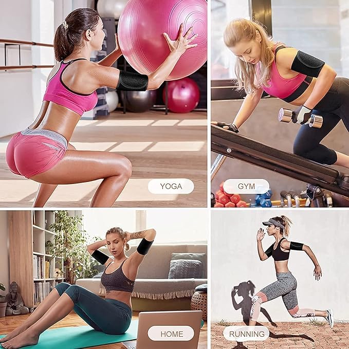 Arm Trimmers Arm Sweat bands Arm Fat Reducer Bands Arm Shapers for Women Flabby Arms