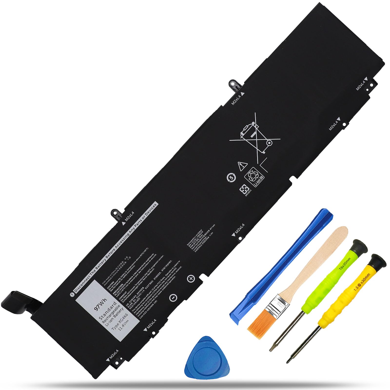 Amazon.com: RHKRKQN XG4K6 Laptop Battery Replacement for Dell XPS