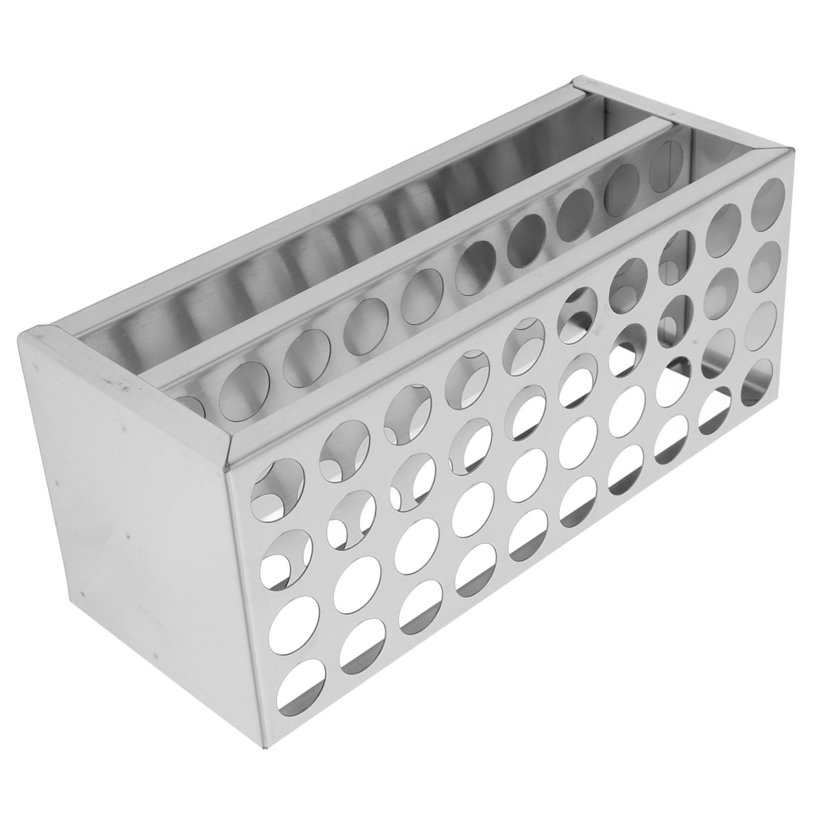 Gatuida 5piezas Soporte De Tubos De Ensayo De Inoxidable Huecos Para Laboratorio Organizador De Tubos De Muestreo Compatible