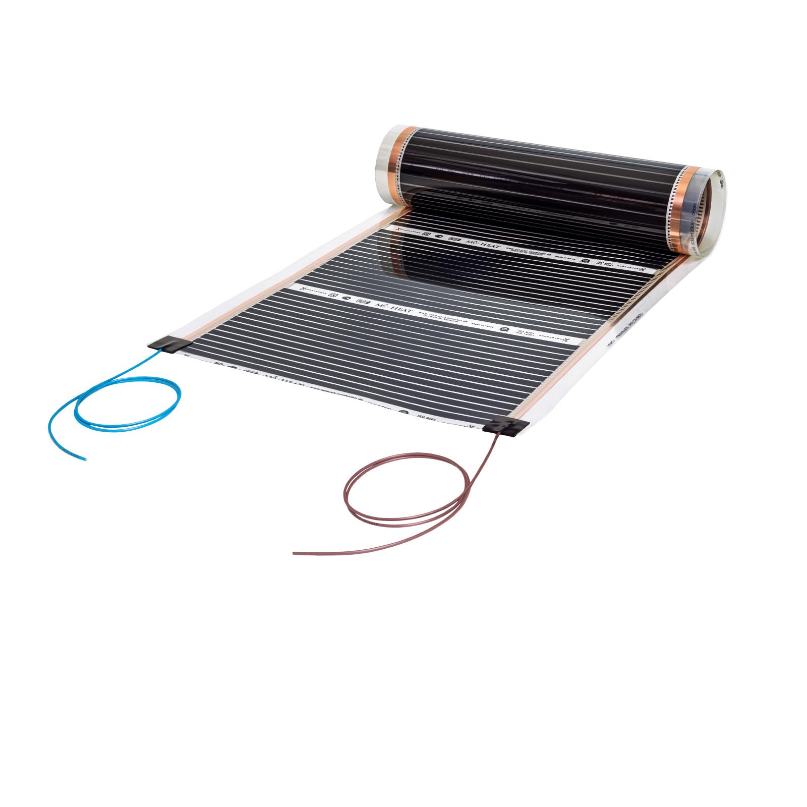 1,0m Wysokowydajna Folia Grzejna Węglowa Na Podczerwień 230V 50cm szerokości 400W/m² - Do Temperowania Powierzchni, Budowy Prototypów, Form Tłoczniczych, Budownictwa Maszyn