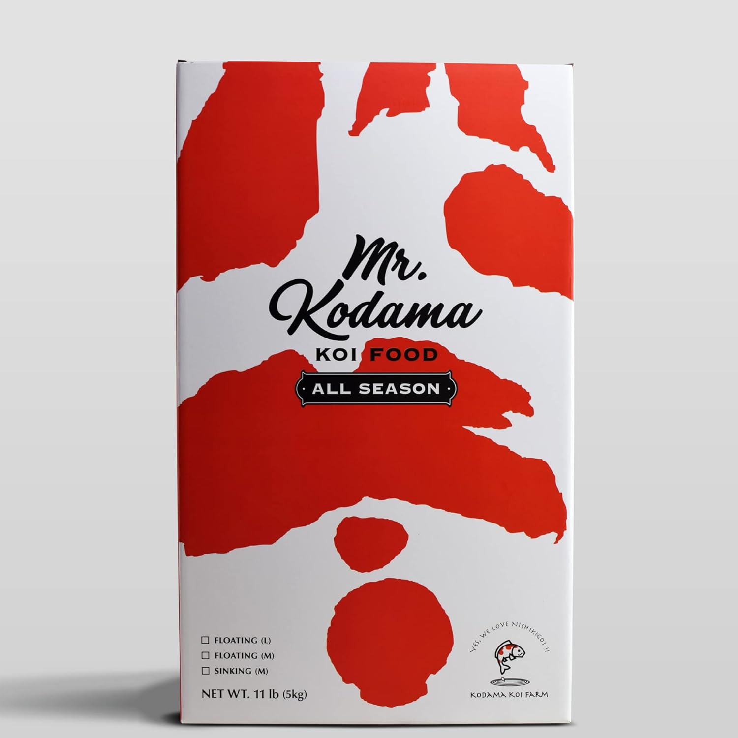 All Season Koi & Pond Fish Food Koi Food from Japan to Promote Growth Year-Round | 11lbs of Large/Floating Pellets