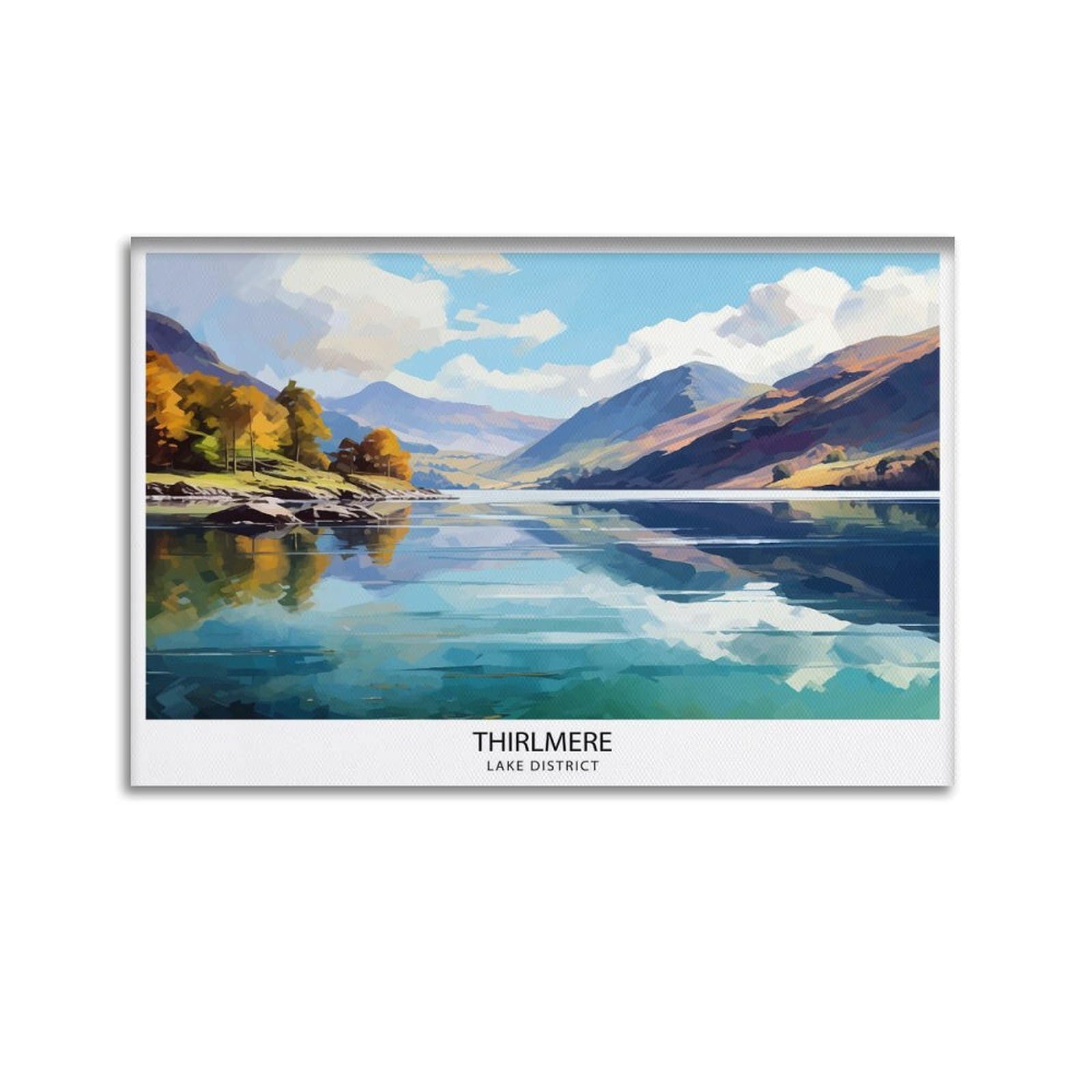 xiaoxiaoshen Thirlmere Lake District Travel_1_4 Canvas Poster Wall Art Prints Room Aesthetic Murals Bedroom And Living Decorations 24x36inch(60x90cm)