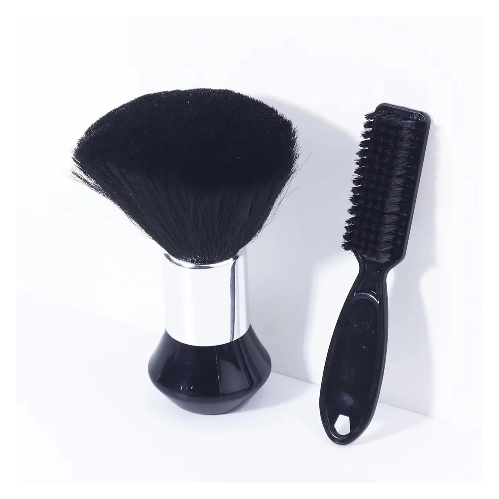 2 Pièces/ensemble Ensemble De Brosses De Coiffure-coiffure Cou Brosse À Cheveux Doux Ensemble De Brosse De Nettoyage De Barbe