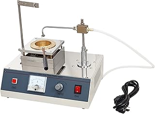 LGXEnzhuo 220V Open-Cup Flash Point Tester for Testing Ignition Point of Petroleum and Asphalt Stainless Steel Testing Machine