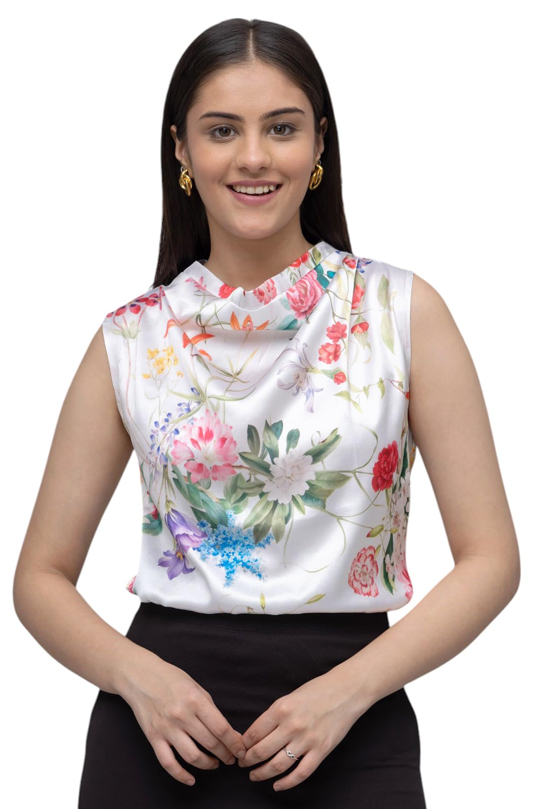 Women's Floral Regular Fit Blouse-image-24