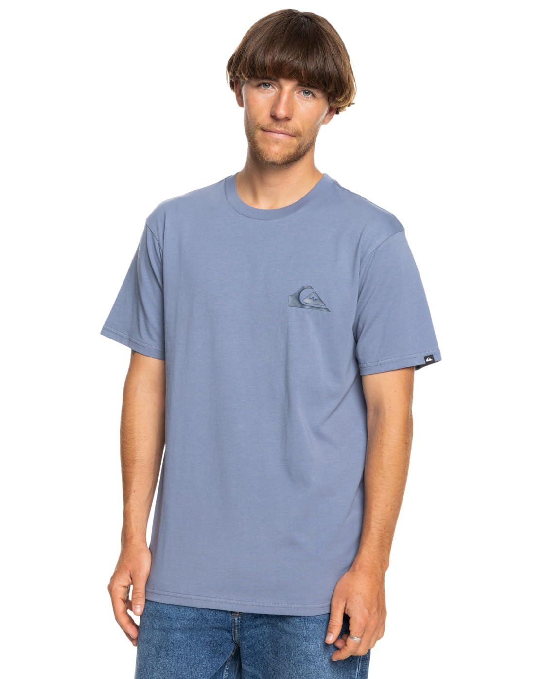 Quiksilver Mens Basic Short Sleeve T-Shirt - Flint Stone - S