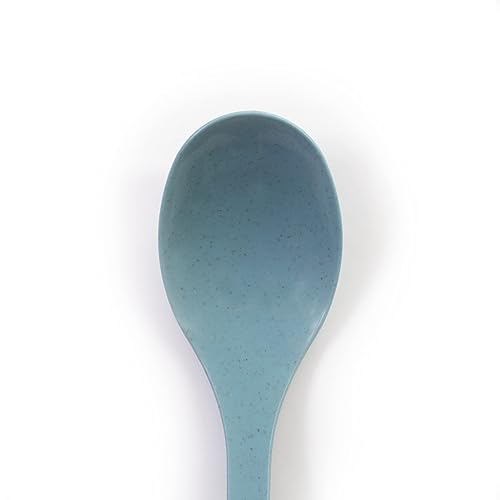 Miniatura 2 de Knork Eco Spoon Cutlery - Juego de cubiertos reutilizables de bambú, 12 piezas (12 cucharas ecológicas), color azul