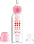 Dr. Brown's Options+ Bouteille étroite pour bébé Sippy Kit de démarrage de bouteille, simple, bleu, 8 Ounce