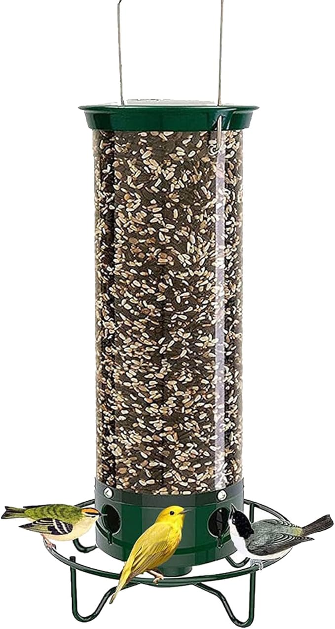 Squirrel Proof Bird Feeders Spinner, 8" Weight Activated