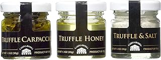 Casina Rossa Truffles Trio Pack: Truffle Carpaccio - Truffle Honey - Truffle & Salt, 3 x 1 oz.