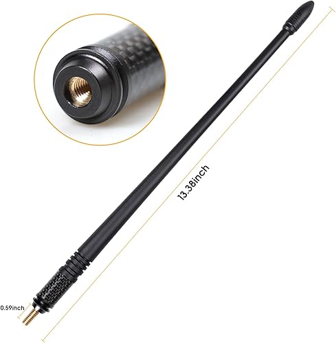 Miniatura 7 de West-xingzhe Antena de radio para Toyota TundraFJ,Antena de radio de 13 pulgadas,Núcleo interno de cobre altamente canductivo