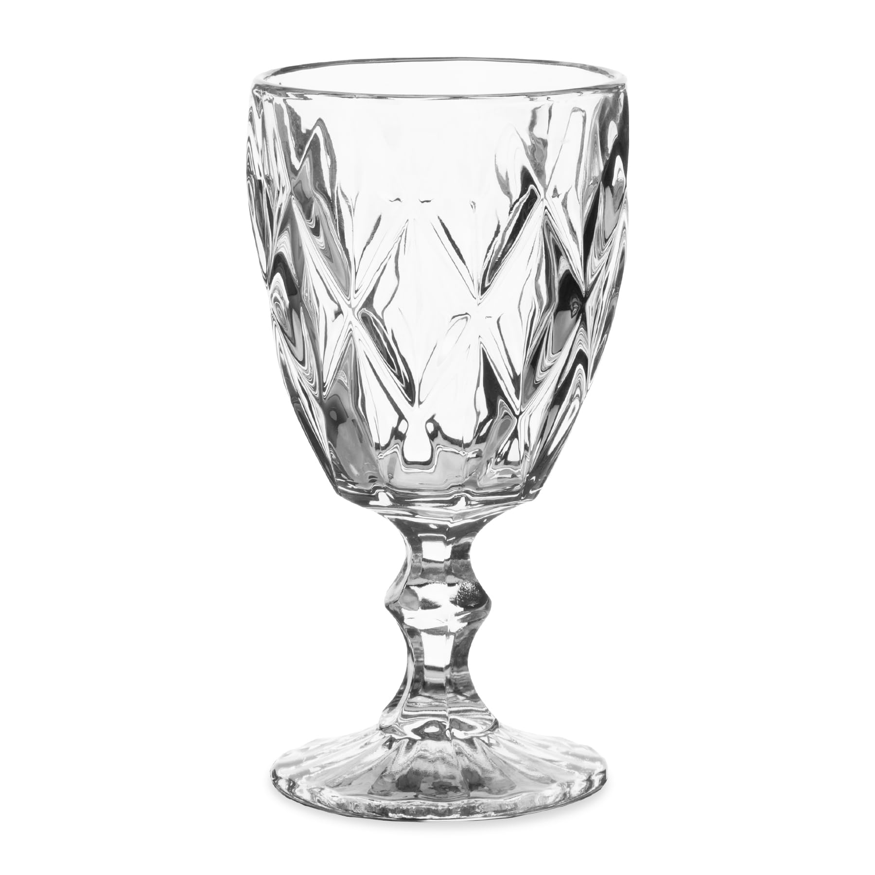Lot De 4 Verres à Vin Rose Décoratifs 340 Ml HOMLA Luno - Lave-vaisselle, Design En Relief