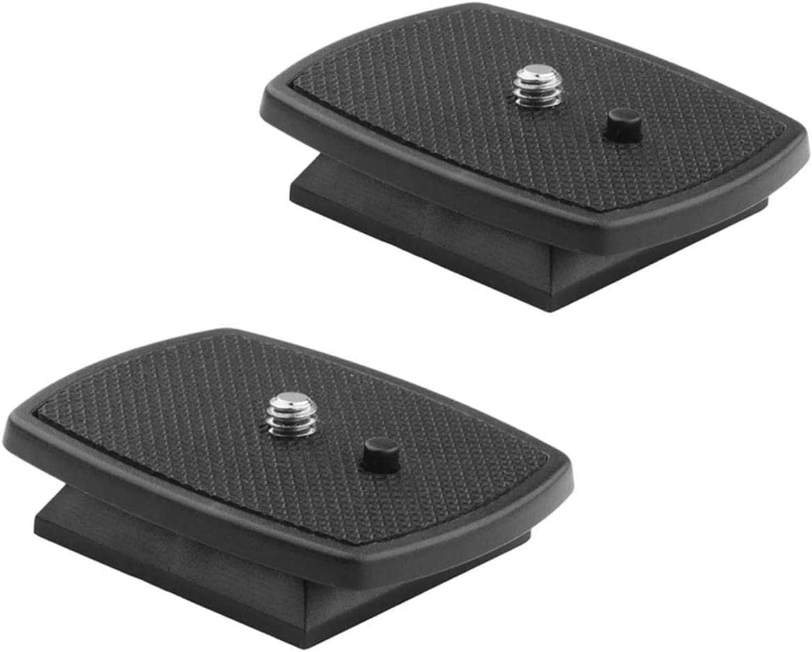 Mini Quick Release Plate QR Plate Replacement for Sony VCT-60AV, VCT-D580RM, VCT-D680RM, VCT-R640 and More (2PCS Pack)