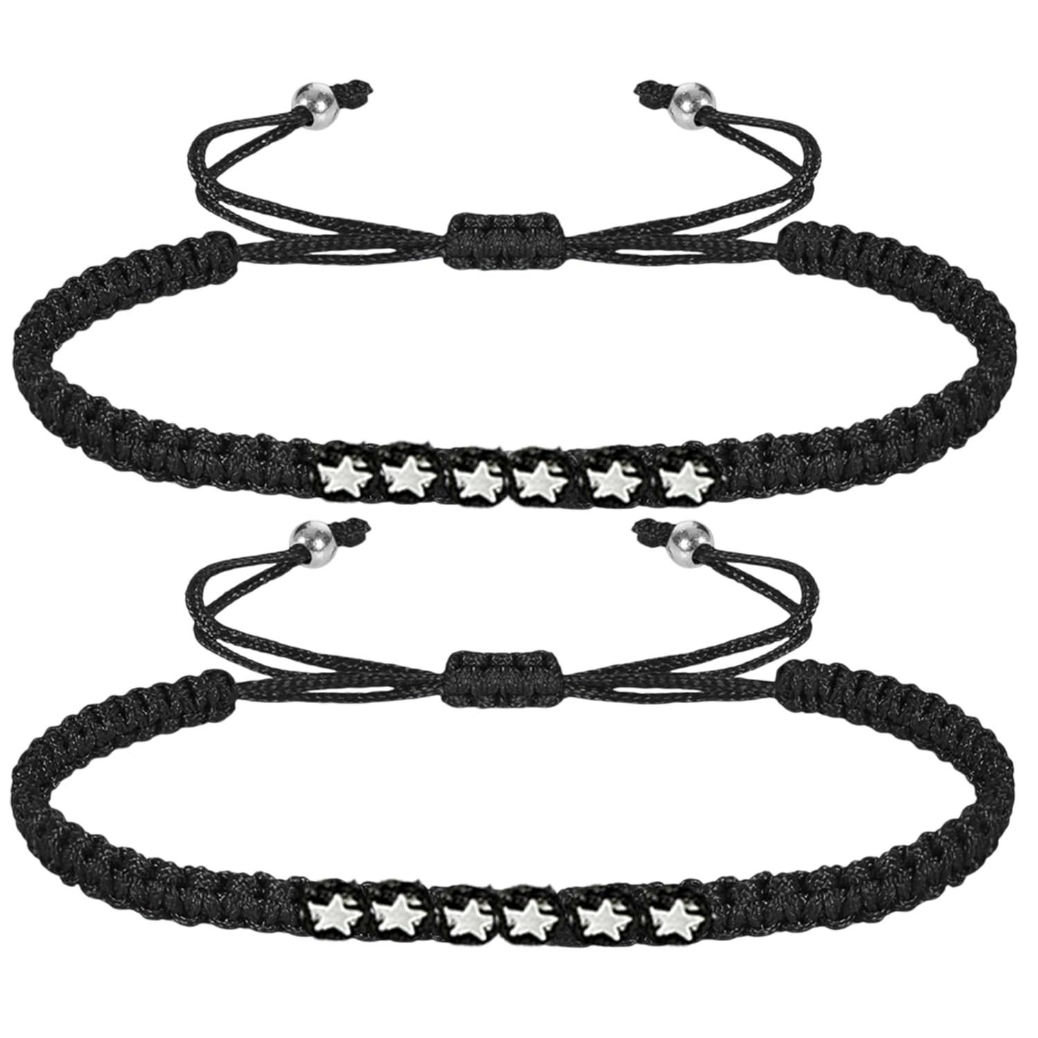 FASHIONS Adjustable Black Thread Kala Dhaga Protection Drishti Ankle Anklet Six Star Charms Handmade Nazar Nazariya For Women Girl's-image-41
