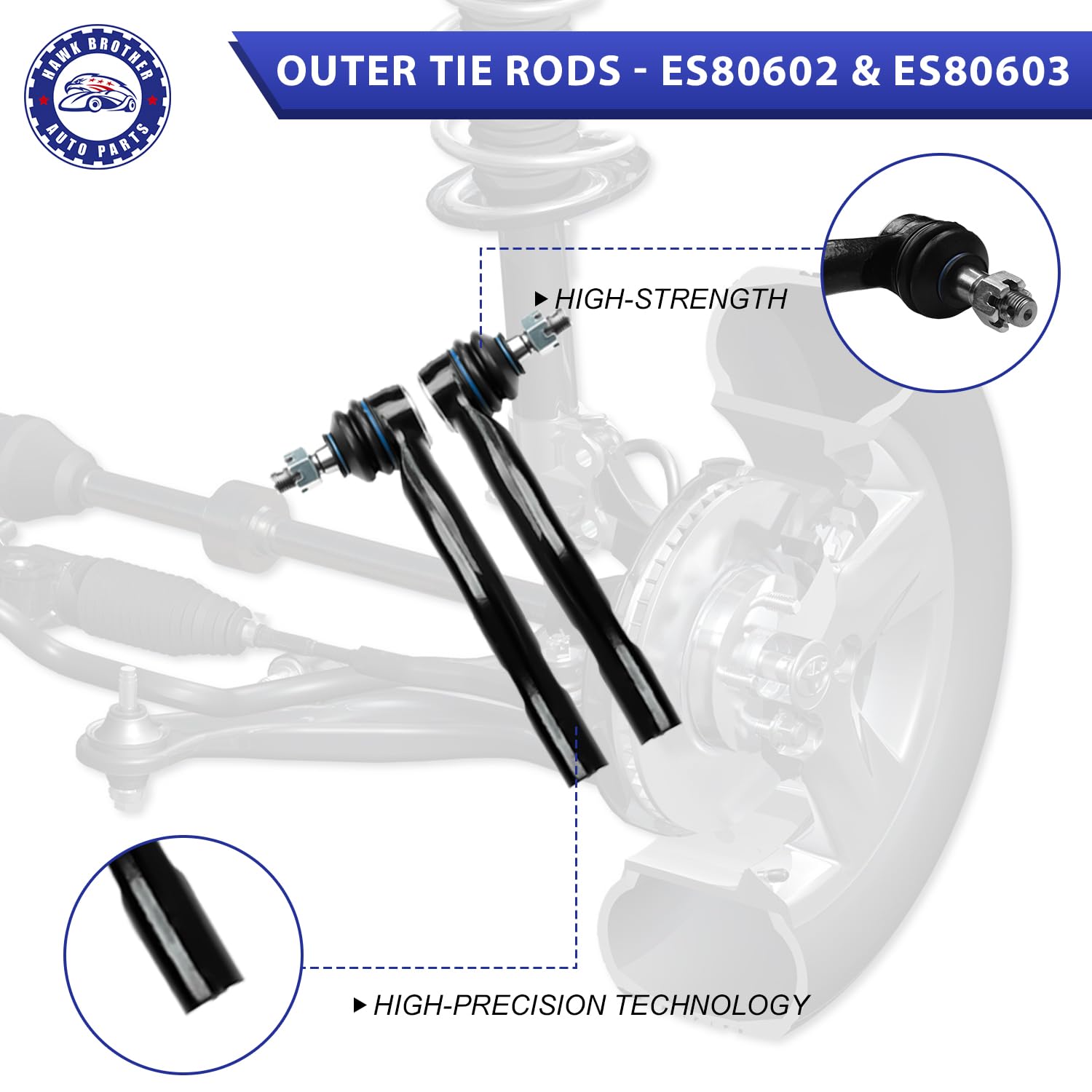 Frankberg 2 X Brazo De Suspensión Eje Delantero Izquierdo Derecho