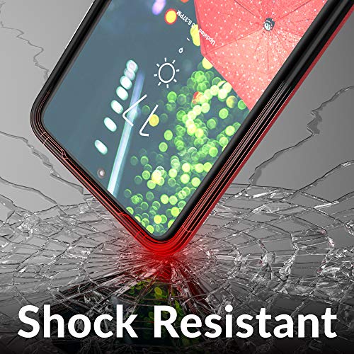 Image of Crave for Samsung Galaxy S20 Case, Shockproof Protection Dual Layer Case for Samsung Galaxy S20 5G (6.2 inch) - Red