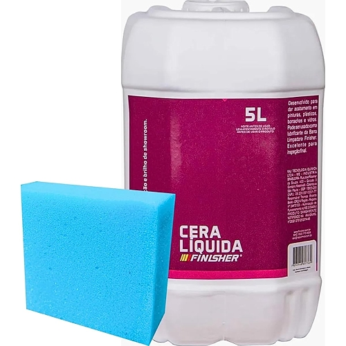 Cera De Carnaúba Líquida Automotiva Finisher 5 Litros