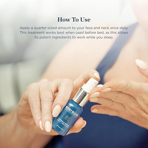 Miniatura 4 de Beverly Hills MD Tratamiento nocturno de reparación de arrugas, suero facial corrector para pieles sensibles, fórmula suavizante y rellena, reduce