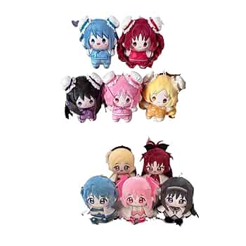 魔法少女まどか☆マギカ ぬいぐるみセット 鹿目まどか 暁美ほむら 巴マミ べべ 魔法少女まどか☆マギカ ぬいぐるみセット 鹿目まどか 暁美