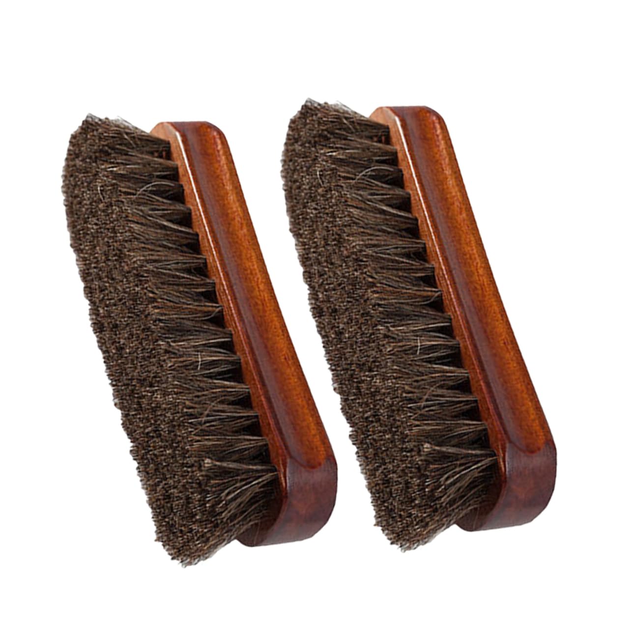 Homoyoyo 3 Series Cepillo Limpiador De Zapatos De Cuero Cepillo para Limpiar El Cabello Kit para Lustrar Zapatos Cepillo De Cuero Cepillos Multifuncionales Herramientas De 2 Piezas x 3