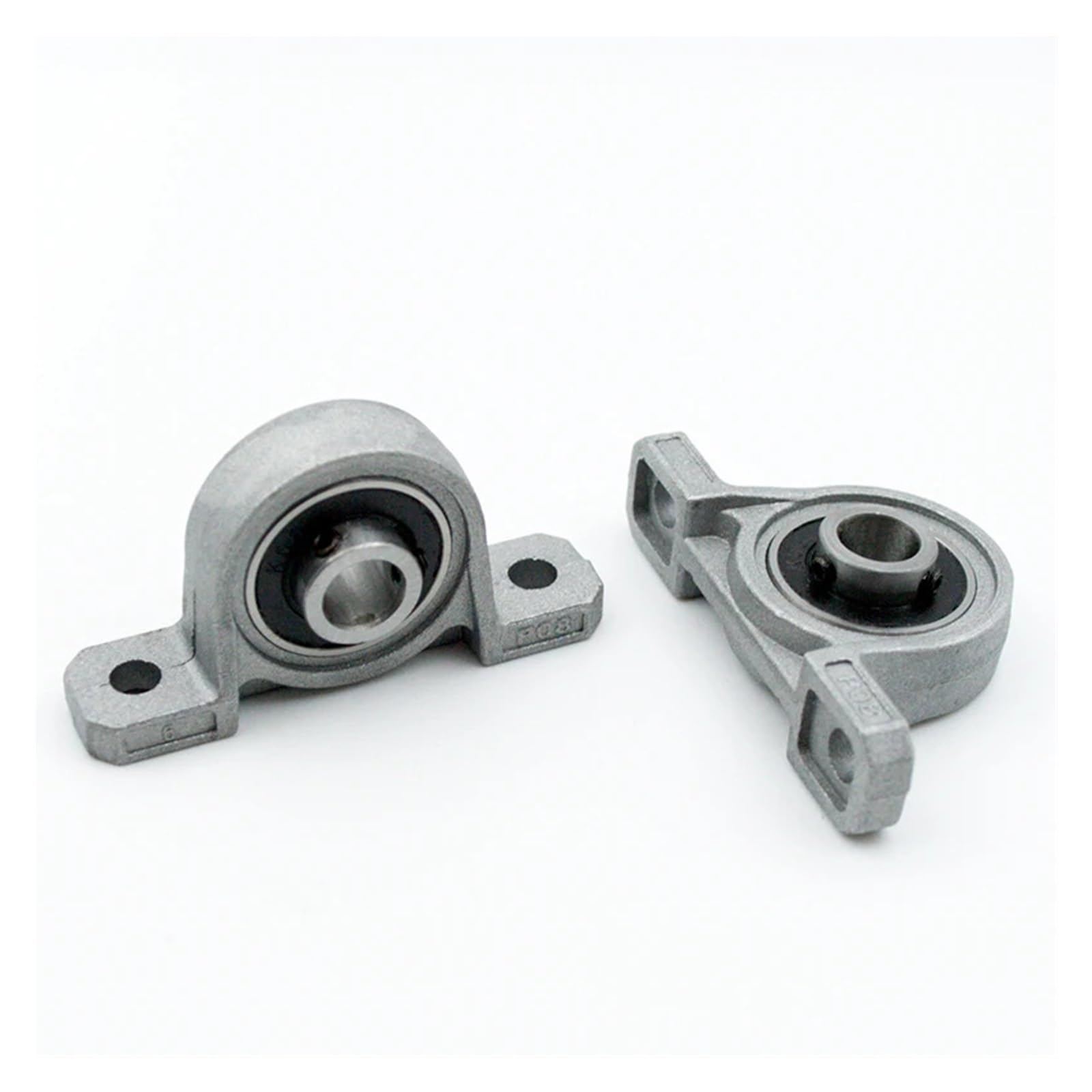 Rodamiento con bloque de almohadilla, 2/10 piezas KP08 Soporte de cojinete Diámetro interior 8 mm Cojinete de bloque de almohada de aleación de zinc Mini cojinetes(10Pcs)