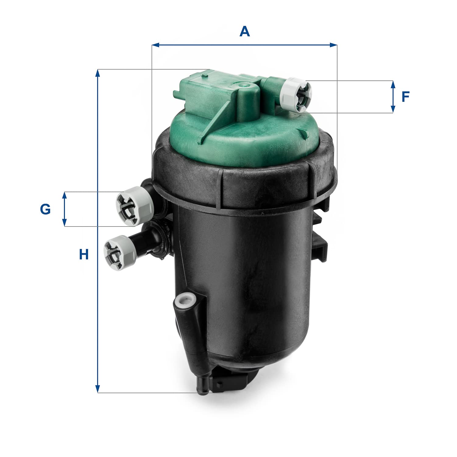 UFI Filters, Filtre Diesel 55.173.00, Filtre à Carburant de Remplacement, Adapté aux Voiture, Applicable sur Divers Modèles de Fiat et Lancia