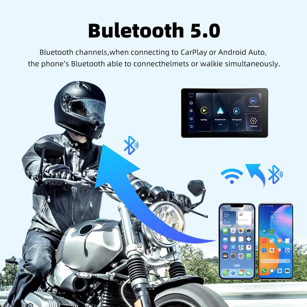 Écran d'affichage numérique Portable pour Moto avec intégration