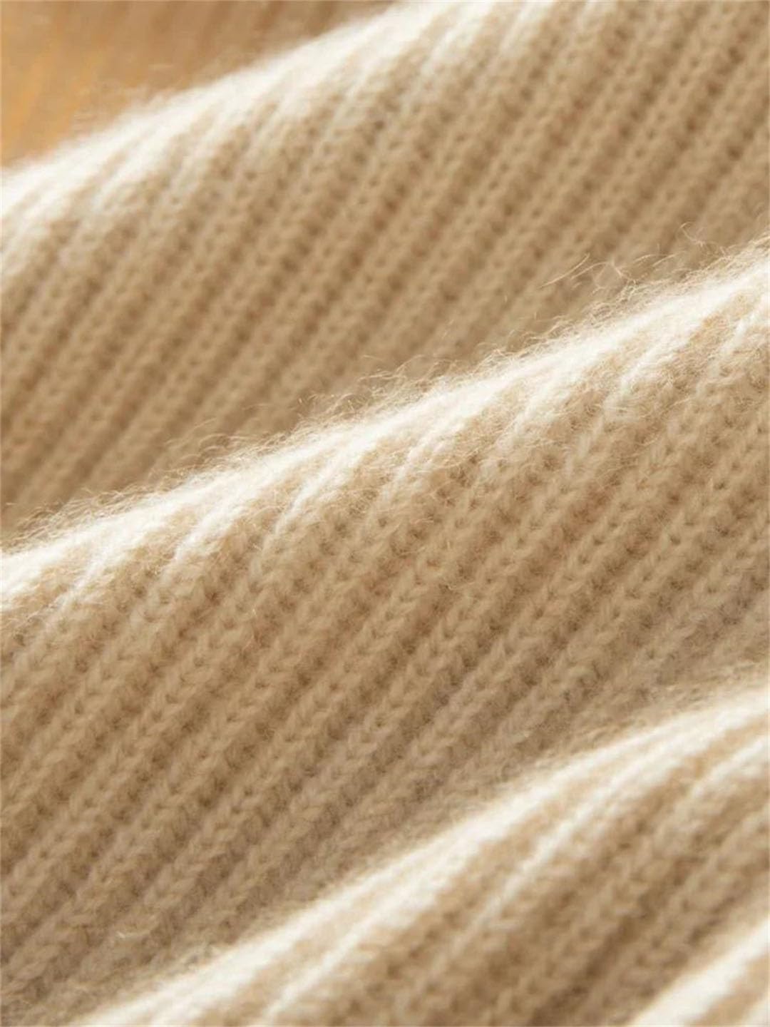 Men Windproof Thermal Ear Protection Double Layer Cashmere Wool Knitted Beanie Hood Hat Scarf Headgear Caps