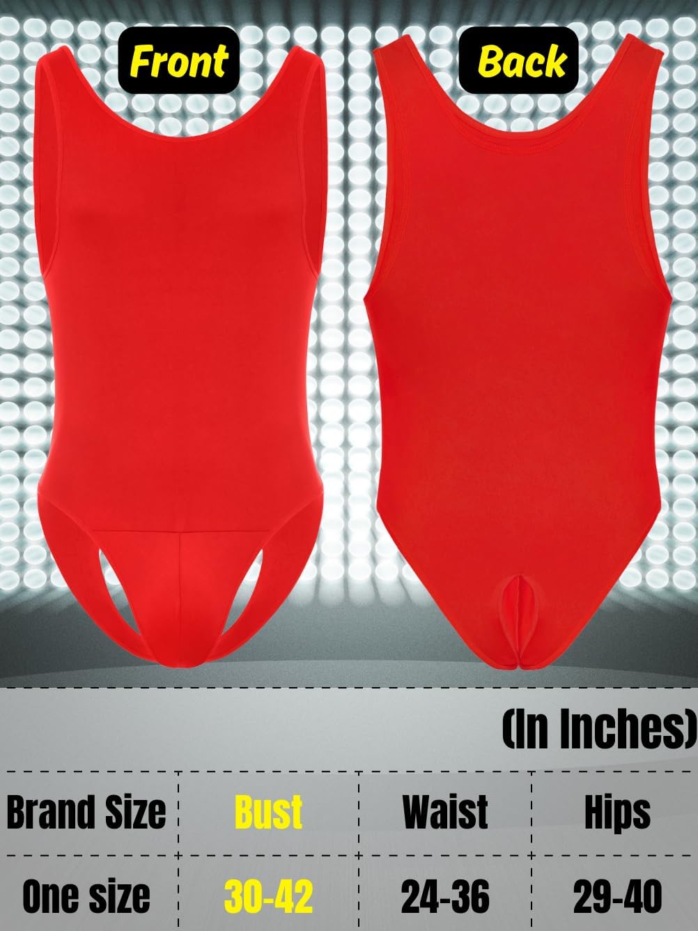 Mens Thong Bodysuit, G-String High Cut Sexy One Piece Lingerie, Semi Sheer Breathable Leotard Underwear - Image 5