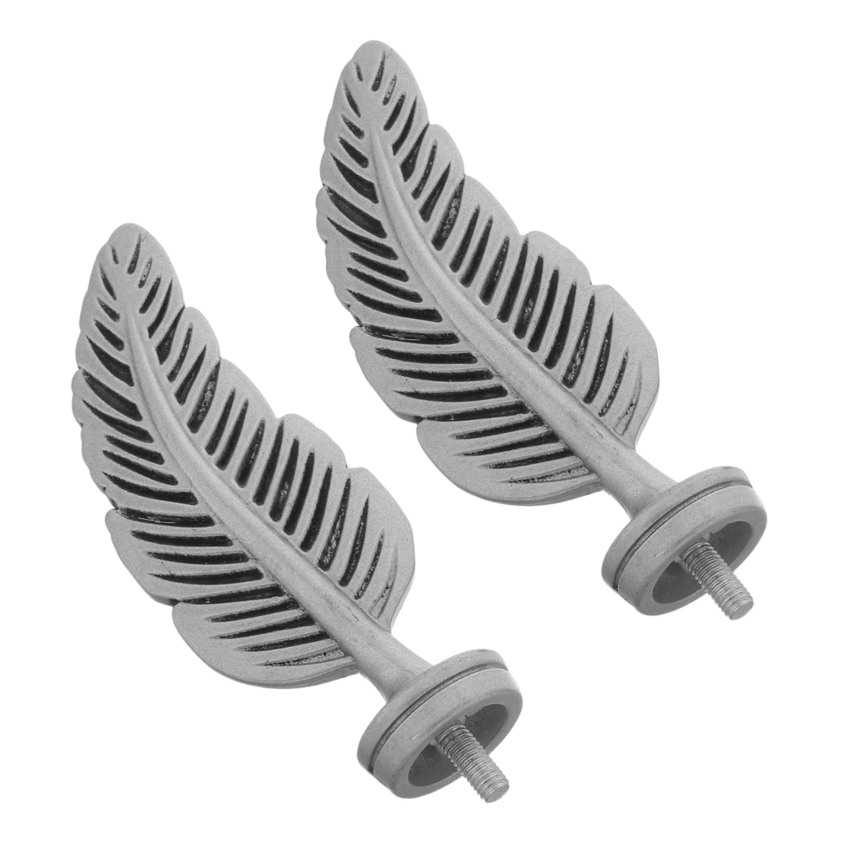 RORPOIR 2pcs Vintage Curtain Rod End Caps Roman Drapery Pole Finials for Home Decoration Easy Installation Design for Living Room Bedroom and Dining Room