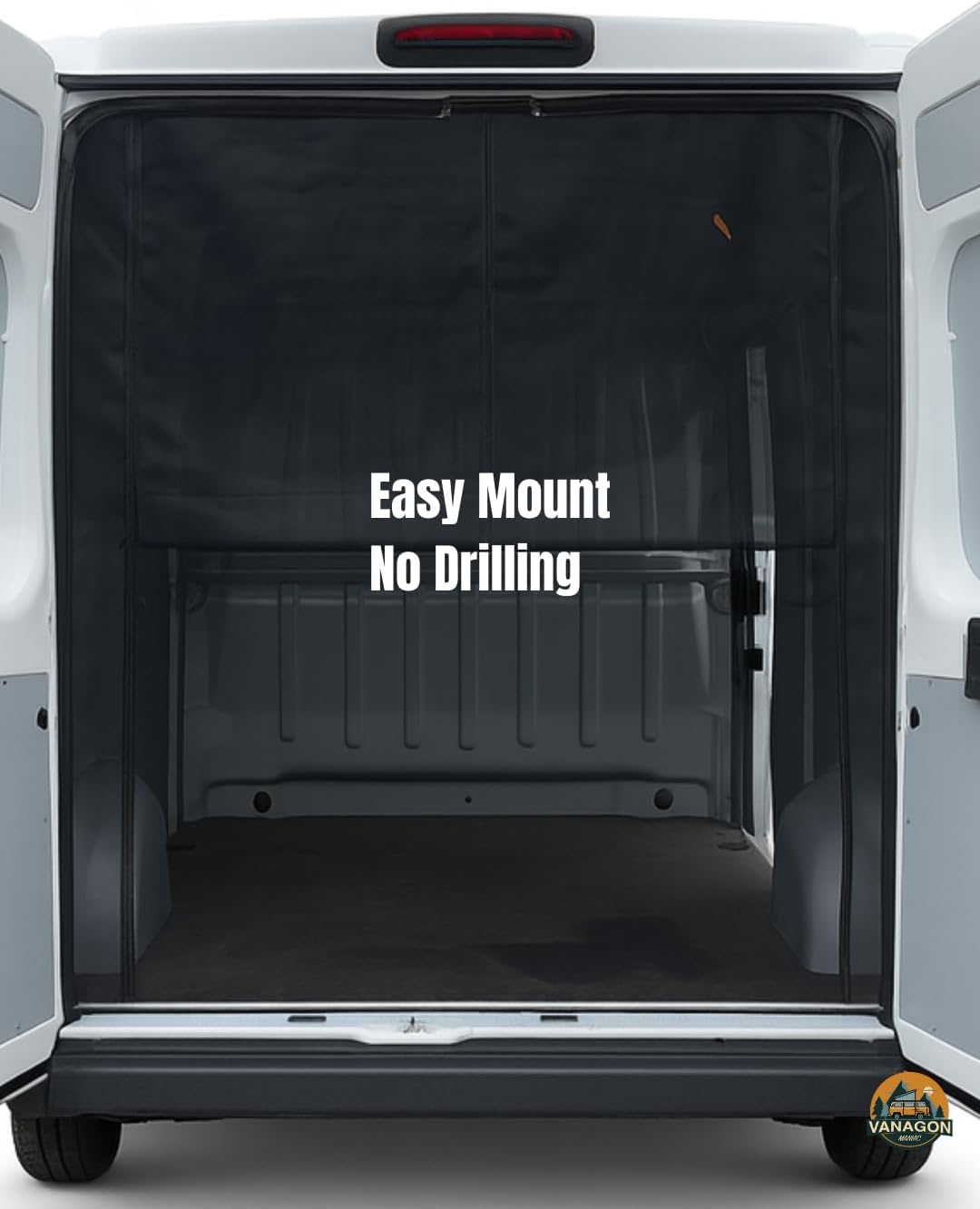 Magnetic Mosquito Net for Fiat Ducato/RAM ProMaster/Peugeot Boxer (2022–2026) – Sliding Door & Rear Door