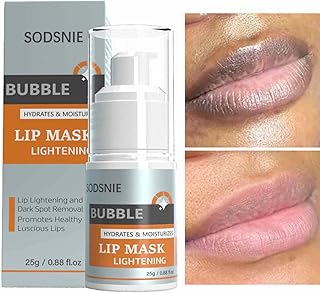 Esfoliante labial para lábios escuros,Esfoliante Hidratante Lip Bubble Scrub - Esfoliante labial, Esfoliante labial com bolhas, Esfoliante labial com açúcar, Cuidado labial para lábios rachados, Hmltd