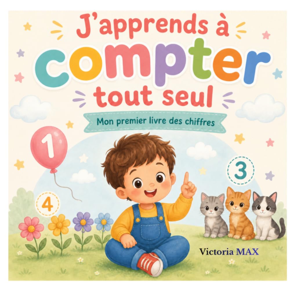 J’apprends à compter tout seul: Mon premier livre des chiffres